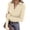 Khaki, variant on Kamentoy Women's V Neck Polo Shirts Long Sleeve Collared Business Fall Tunic Tops, Casual Ladies Polo, Knit Tee, Trendy Work Outfits, Golf Shirts