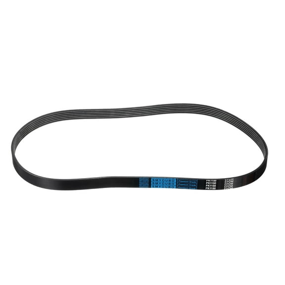 6PK1150 V-Ribbed Belt 6 Ribs 1150mm Length x 21mm Width x 5mm Height, EPDM Micro V Serpentine Belt