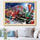 thumbnail image 1 of Ganfancp Angel de Navidad Escultura Giratoria Tren Decoraciones Pegar Ventana Pegar Pegatinas Ofertas Del Día Sólo En Línea 1 Pegatina, 1 of 6