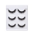 thumbnail image 3 of 3 Pairs Fiber Eyelash Handmade Winged Eyelashes Makeup Natural Long Thick False Eyelashes, 3 of 5