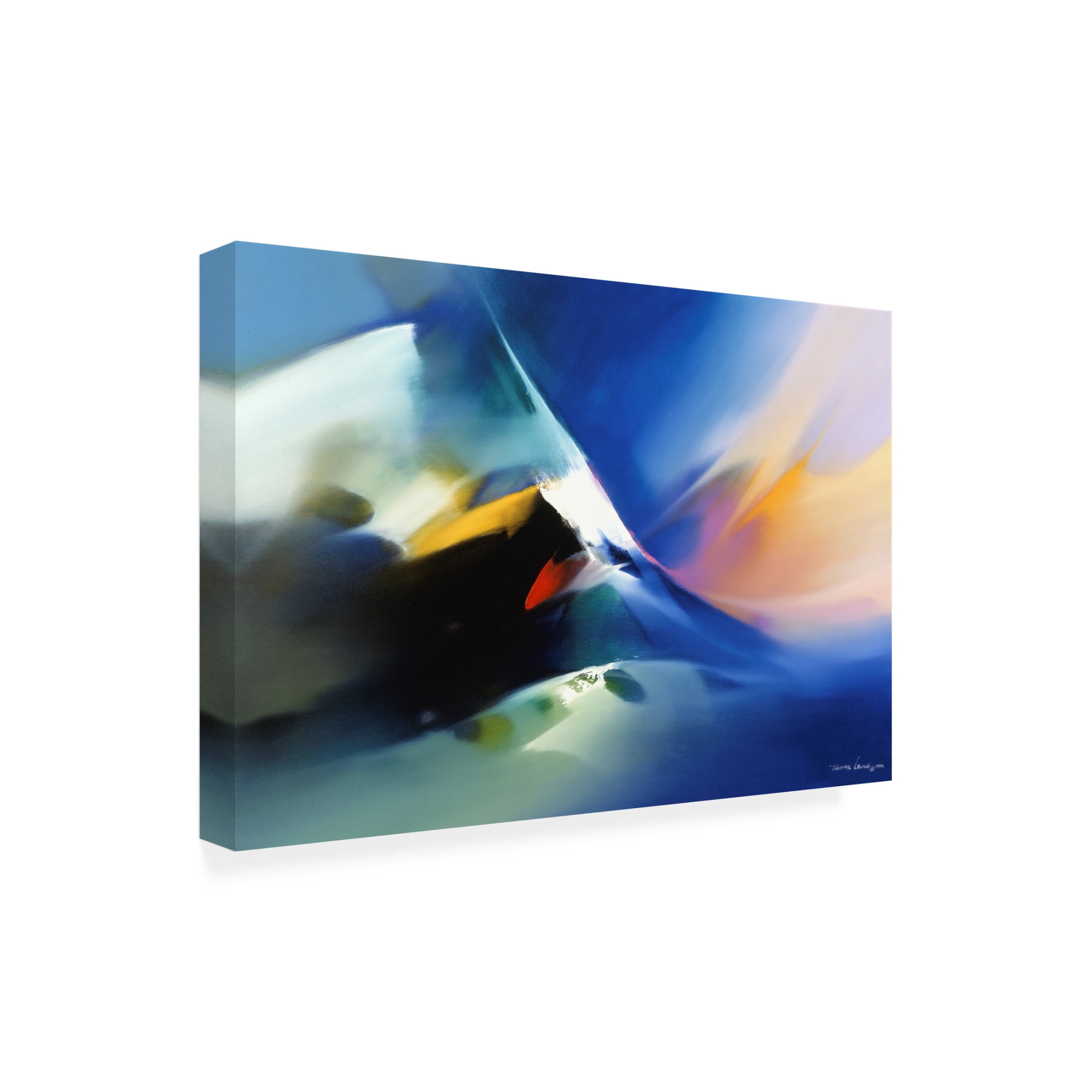 Canvas Wall Art - Thomas Leung 'Flying Colors' Wall Art for Living Room, Bedroom, or Office Décor by Trademark Fine Art - 19 x 12 Inches