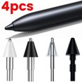 thumbnail image 2 of Pointe de Crayon de Remplacement Silicone Screentouch Stylet Pointes Silencieuses pour Apple Pencil 1/2 Résistant à l'Usure par Pointe Fine 4 Pcs Blanc, 2 of 6