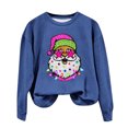 thumbnail image 2 of EGNMCR Sweat-Shirt de Noël Mode Décontractée pour Femmes Manches Longues Col Rond Imprimé Sweat-Shirt Blouse, 2 of 3