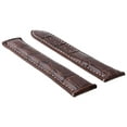 thumbnail image 2 of 18MM LEATHER WATCH STRAP BAND FOR OMEGA SEAMASTER  DEPLOYMENT CLASP L/BROWN WS, 2 of 2