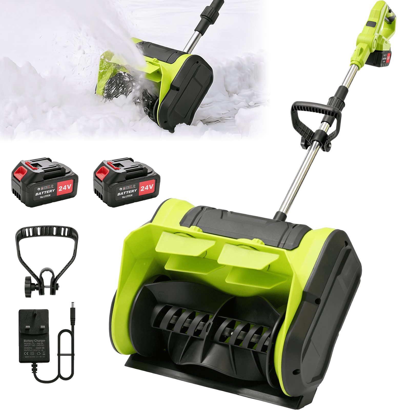 Snow Joe, Cordless Snow Shovel, 24V-SS10, 10-inch with Battery