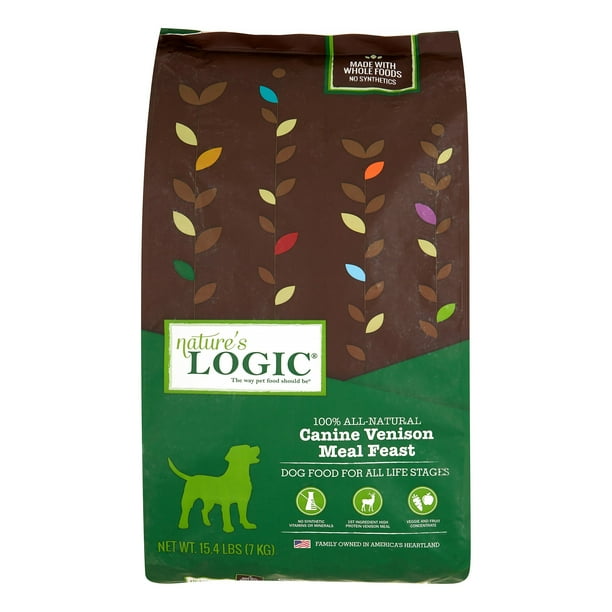 Nature's Logic Venison Meal Feast Dry Dog Food, 15.4 Lb