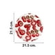 thumbnail image 5 of Juego 4 Platos Galerias El Triunfo Ceramica Blanca Diseño Tomate Rojo 21.5cm, 5 of 5