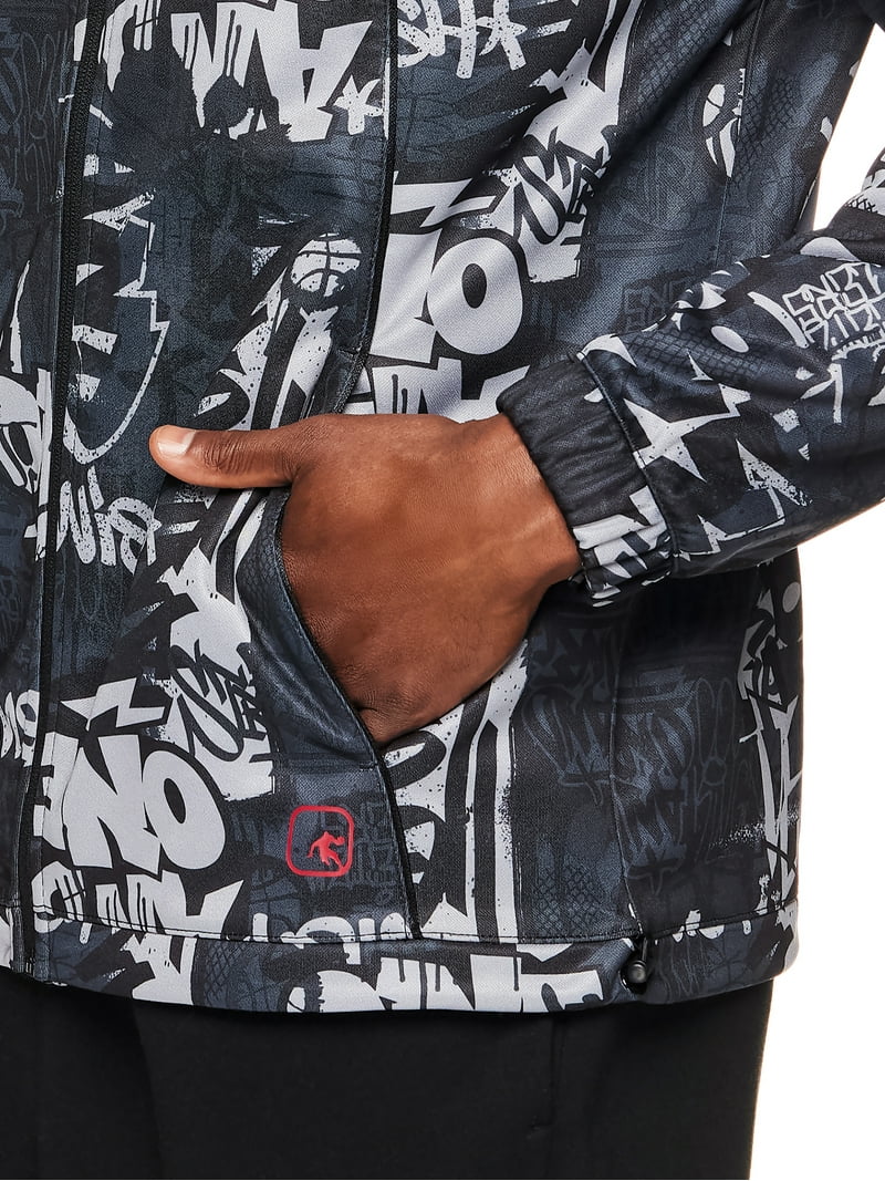 And1 Men's and Big Men's Jumpshot Graffiti Jacket, Sizes S-5X