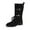 Black, variant on Stylish Mid Calf Boots for Every Occasion - Footwear with Comfortable Design and Durable Construction for Casual and Formal Outfits