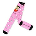 thumbnail image 4 of Love Is Valentine's Day Hearts and Love Women's Cotton Knee High Socks 2-Pair, 4 of 6