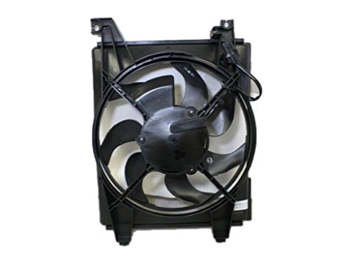 AC A//C Condenser Cooling Fan w// Motor Assembly for 01-06 Hyundai Elantra AT