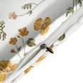 thumbnail image 4 of HAHDAXIA Yellow Flower Bedding Solid Comforter Set for All Seasons,3 Pieces(1 Comforter+2 Pillowcases),Soft Microfiber Bedding Set Queen(90"x90"), 4 of 7