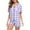 Purple, variant on Pajama Sets for Women Women Soft Pajamas Set Plaid Short Sleeve Sleepwear Button down Loungewear Womens 2 Piece Lounge Set Women's Sleepwear XXL