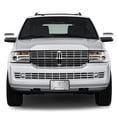 thumbnail image 4 of Lincoln 3D Metal Dual Logo Mirror Chrome Stainless Steel License Plate, 4 of 5