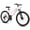 White, variant on 26 inch Women Mountain Bike, 21 Speeds Mountain Bicycle with Steel Frame, Dual Disc Brakes and 100mm Front Suspension, MTB Bike for Urban Trail Snow Commuter, White