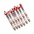 thumbnail image 1 of TIELUTT Christmas Tree Santa 6 Colors Cartoon Cute Ballpoint Pen for Students Christmas Thank You Pens Color Highlighters Set Custom Made Pens Bulk Color Pen Set Disposable Pens Bulk, 1 of 8