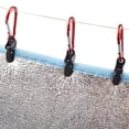thumbnail image 4 of LRXIYODE 12 Sets Windproof Tent Clips for Canopy and Awning in Red Color, 4 of 6