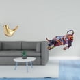 thumbnail image 2 of Figura De Toro Con Pájaros Dorados, Estatua De Animal Moderna, Escultura Colorida De Feng Shui, Adorno Para Sala De Estar, Escritorio, Oficina, Repisa, Regalos De Inauguración De La Casa, 2 of 8