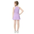 thumbnail image 3 of Big Girls Golf Tennis Sports Sleeveless Athletic Active Dress with Safety Inner Pockets Shorts, 3 of 5
