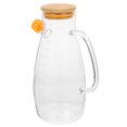 thumbnail image 1 of Glass Oil Can with Handle for Home Use Transparent Safe Materials 70 oz, 1 of 1