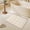 Beige-Free Size/BG, variant on Absorbent Door Mat Non Slip Rubber Backing Washable Indoor Entryway Runner Soft Dirt Trapping Doormat for Entrance Bathroom Living Room
