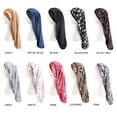 thumbnail image 4 of Douhoow Women Long Bonnet Hat Floral Satin Sleep Cap Head Wrap Curly Hair Styling Tools, 4 of 4