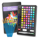 thumbnail image 1 of Arte Kit De Dibujo Colores Profesional 60 Colores estuche Belug negro, 1 of 5