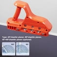 thumbnail image 4 of yeacher Raboteuse Multi-Angle ABS avec 10 Lames en Acier Inoxydable - Outil Portable pour Cloison Sèche et Menuiserie pour une Bordure et un Taillage Lisses, 4 of 6