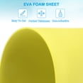 thumbnail image 3 of Uxcell 20 Paquete de Hojas de Espuma EVA, 12" x 8" Hojas de Espuma de 2mm de Grosor, Papel de Espuma, Amarillo Lima, 3 of 7