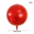thumbnail image 3 of XYAIYT 10 pc Foil Balloons Mylar Balloons Durable Self Sealing Metallic Party Decorations Reusable Long Lasting Easy Inflate for Birthday Graduation Valentine's Day Wedding 10in, 3 of 7