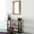 thumbnail image 3 of Alaterre Furniture Alpine Natural Live Edge Wood Media Console Table, 3 of 7