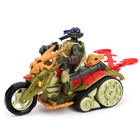 Teenage Mutant Ninja Turtles Dino Runner Capture Bike With Paleo Donatello Figure