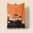 thumbnail image 1 of Manta de Halloween de Hello Kitty, decoración de habitación de Halloween, manta gruesa Kuromi My Melody, sábanas de franela de dibujos animados kawaii, 1 of 6