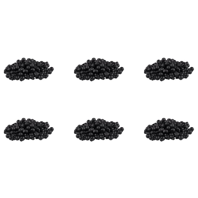 600 Piece Cord Stopper DIY Black Plastic Connector Cord Lock Stopper Switch Cover