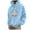 Light Blue, variant on LUOGENLI Hoodies for Men Graphic Design Halloween Pullover Hoodie Long Sleeve Casual Sweatshirt with Graphic Print for Fall Season Comfort Fit Full Zipper Hoodies for Men Camo White Size XXL