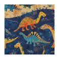 thumbnail image 4 of nygtbtfer Cute Dinosaur Cartoon Square Fitted Tablecloth with Elastic Edge Wipeable Table Cover Stain-Resistan Oil-Proof Washable Table Cloth for Indoor Outdoor  white, 4 of 8