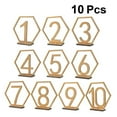 thumbnail image 6 of FRCOLOR  Set of 2 Black Table Numbers Decor Home Event Wedding Banquet, 6 of 8