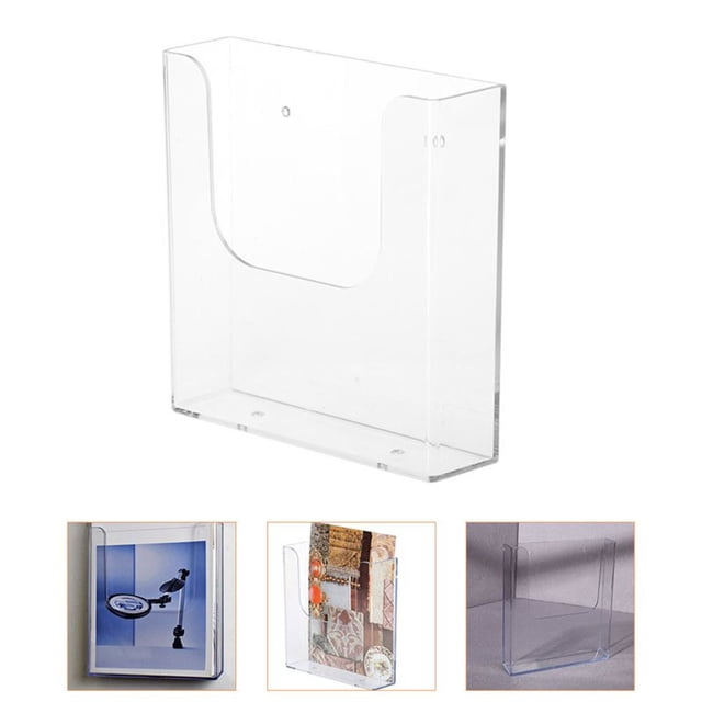 Boreal Craft Garment Boxes for Storage Bags for Blankets Newspaper Archival Storage Acrylic Wall Data Rack Large Capacity Arrangement And Storage Of Leaflets Storage Transparent Display