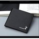 thumbnail image 1 of Cartera de hombre corta de PU horizontal clásica de negocios para hombre y mujer, billetera genuina, 1 of 4