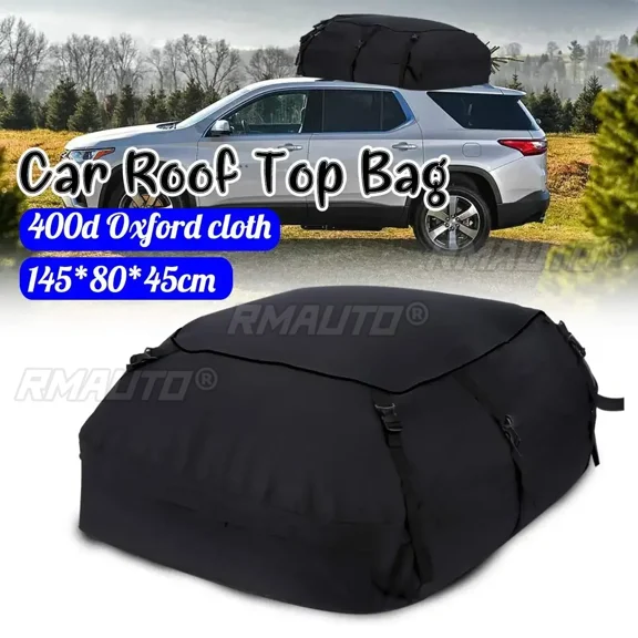 145x80x45cm Universal Car Roof Top Bag Roof Top Rack Cargo Carrier Luggage Storage Travel Waterproof SUV Van for Cars Body Kit