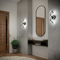 thumbnail image 3 of Artika Modern LED Wall Sconce Matte Black 800 Lumens Dimmable 3 Color Settings, 3 of 10