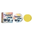 thumbnail image 1 of White Solid Car Wax Kit Cleaner for White Cars Car Waxing Scratch Car Ceramic Coating, 1 of 8