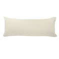 thumbnail image 5 of Ox Bay Qasim 14" x 36" Pink/Beige Shag Striped Cotton Adult Decorative Throw Pillow, 5 of 9