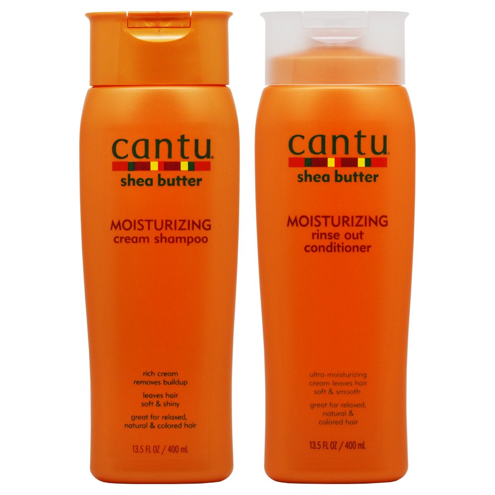 Cantu Shea Butter Moisturizing Shampoo + Conditioner 13.5oz "Set