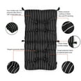 thumbnail image 3 of Patio Chair Cushion, Black Ink, Stripe, 21”W x 19”D (seat) x 22.5”H (back), 3 of 10