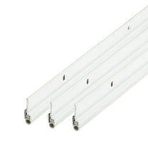 M-D Building Products 69923 36 in. x 84 in. White Flat-design Aluminum and Vinyl Commercial Screw-on Top and Sides Door Seal Kit