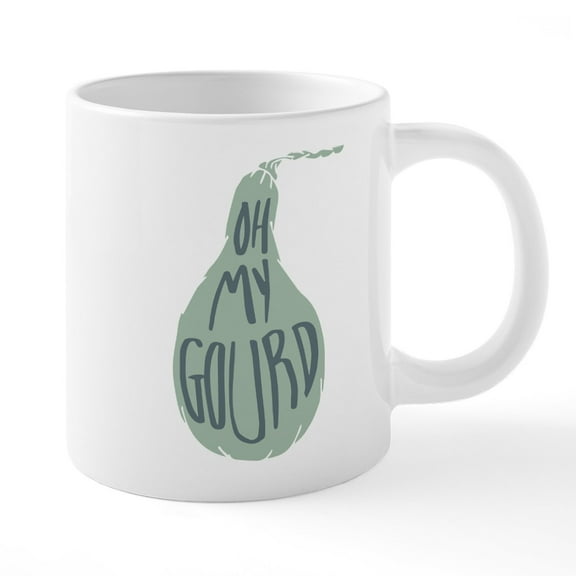 CafePress - Oh My Gourd - 20 Oz White Ceramic Mega Mug