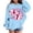 2-Light Blue, variant on shqvo Girls Valentine's Day Party Hoodie, Cute Heart Print Long Sleeve Hooded Pullover for Kids 3-14Y