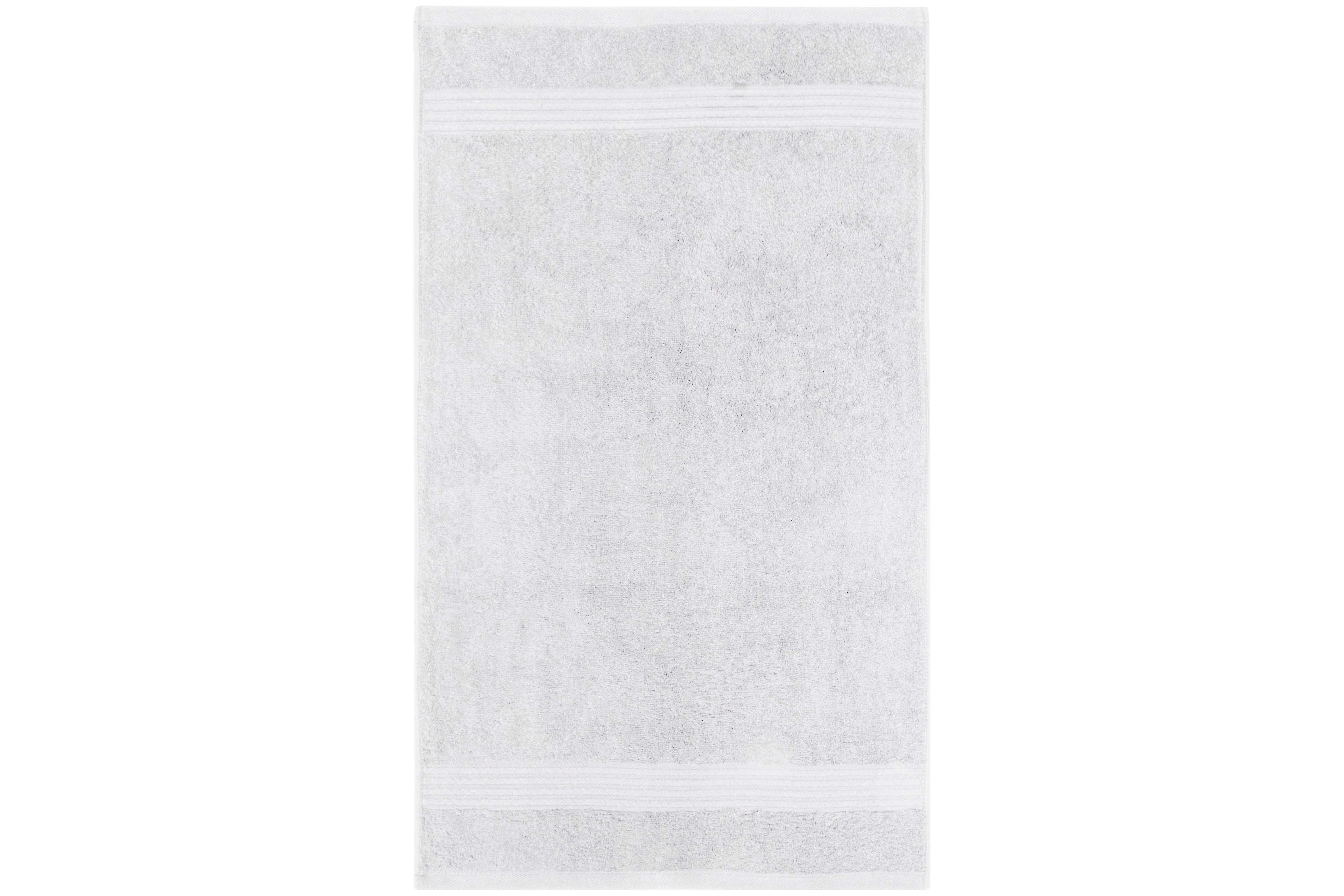 Dewall Maisons Elegant White 8-Piece Towel Set - Plush ComFort & Superior Absorbency - 100% Cotton - 2 Bath Towels, 2 Hand Towels, 4 Washcloths - Luxurious Bathroom Essentials