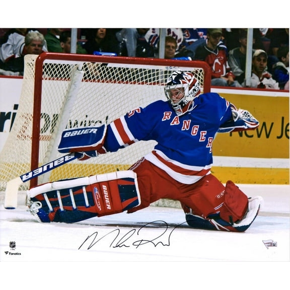Mike Richter New York Rangers Autographed 16" x 20" Making Save Photograph - Fanatics Authentic Certified